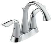 Delta Lahara&#174;: Two Handle Centerset Bathroom Faucet ,2538-MPU-DST,2538LF,2538-LF,2538MPUDST