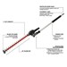 Milwaukee Tool 49-16-2719 M18 Fuel™ Quik-Lok™ Articulating Hedge Trimmer Attachment - MIL49162719
