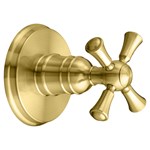 D35102430.427 Randall Satin Brass Diverter valve Trim with Cross Handle ,