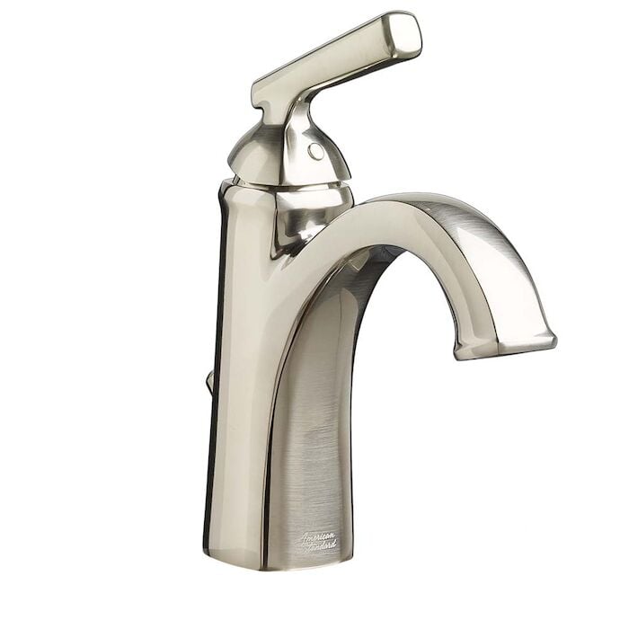 Edgemere Single Handle Monoblock Lavatory Faucet in Brushed Nickel 