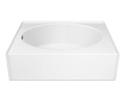 GGT36TOL-WHT Aquarius AcrylX White 60 in X 37.25 in X 22 in Left Hand Alcove Soaker Tub ,GGT36TOL,GGT36TOLLHWHT,155NS40887,GGT36TO,HAM-GEGT36LHW,GEGT36TO,LHGTUB,GTUB