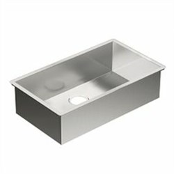 31x18 stainless steel 18 gauge single bowl sink ,