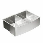 29-15/16x20-5/8 stainless steel 18 gauge double bowl sink ,