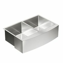 29-15/16x20-5/8 stainless steel 18 gauge double bowl sink ,
