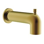 Parma Wall Mount Tub Spout with Diverter Brushed Bronze ,