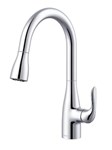 G0040164 Gerber Viper 1H Pull-Down Kitchen Faucet w/ Deck Plate 1.75gpm Chrome ,719934413021