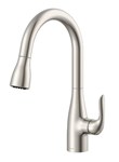 G0040164SS Gerber Viper 1H Pull-Down Kitchen Faucet w/ Deck Plate 1.75gpm Stainless Steel ,719934413038