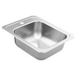 17 x 21.25 stainless steel 20 gauge single bowl drop in sink Stainless steel sink