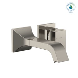 TOTO&#174; GC 1.2 GPM Wall-Mount Single-Handle Bathroom Faucet with COMFORT GLIDE Technology, Polished Nickel - TLG08307U#PN ,TLG08307U#PN