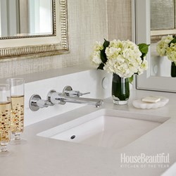 Percy Wall-Mounted Vessel Faucet with Cross Handles ,
