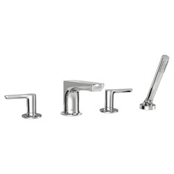 Studio&#174; S  Bathtub Faucet With Lever Handles and Personal Shower for Flash&#174; Rough-In Valve ,T105901002