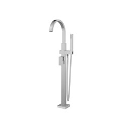 Contemporary Square Freestanding Bathtub Faucet With Lever Handle for Flash&#174; Rough-In Valve ,