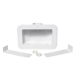 Oatey&#174; Centro II, Plain Box with Plastic Faceplate, No Valves - Display Pack ,38121,38751,WBLV,OAT38751,WMBLV,WML,4012,87204