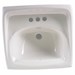0355012020 American Standard Lucerne White 4 in Centerset Wall Mount Bathroom Sink - A0355012020