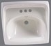 0355012020 American Standard Lucerne White 4 in Centerset Wall Mount Bathroom Sink - A0355012020