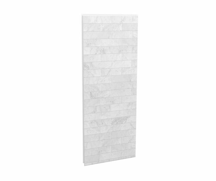 103415-307-508 Utile 36 in X 1.125 in X 80 in Direct To Stud Side Wall in Carrara 