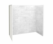 Maax 103424 Utile Tub Shower Wall Kit 6030 Marble Carrara ,