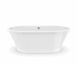 103903-000-002 Brioso 66 in X 36 in Freestanding Bathtub With Center Dra in White ,103903-000-002