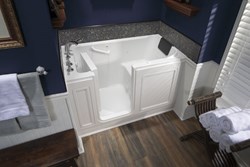 Acrylic Luxury Series 32 in. x 60 in. Walk-In Bathtub with Whirlpool Massage system in White ,