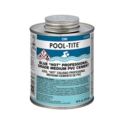 Oatey&#174; 16 Ounce Pool-Tite™ PVC Medium Body Hot Blue Cement ,