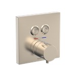 TOTO® Square Thermostatic Mixing Valve with 2-Function Shower Trim, Brushed Nickel - TBV02406U#BN ,TBV02406U#BN