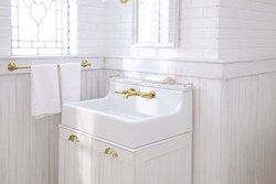 Oak Hill Bathroom Vanity in White Oak ,