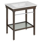 0298.008.020 AS White Town Square S Vanity Top 8Ctr White 