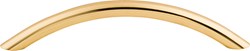 M426 Curved Wire Pull 5 1/16 In (c-c) Polished Brass ,