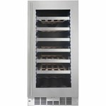 Silhouette 28 Bottle Integrated Wine Cooler 15" Wide Chassis ,