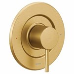 Brushed gold Posi-Temp(R) valve trim ,