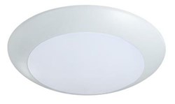 TOPAZ SDL611WWHDCTS 6 Inch WHITE 11 WATT LED SURFACE MOUNT DISK LIGHT CCT SELECTABLE ,