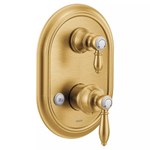 Brushed Gold M-CORE 3-Series With Integrated Transfer Valve Trim ,