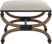 Uttermost Icaria Upholstered Small Bench ,