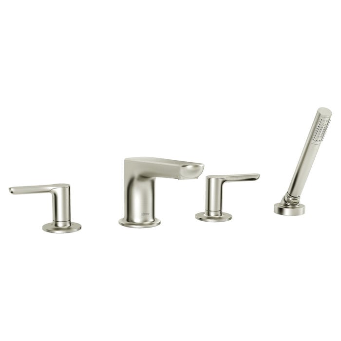 STUDIO S Roman Tub Filler With Personal Shower Brushed Nickel 