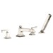 Town Square&amp;#174; S Bathub Faucet With Lever Handles and Personal Shower for Flash&amp;#174; Rough-in Valve - AT455901013