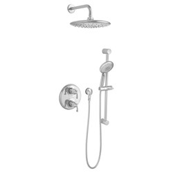 T106.740.002 AS Patience 2-Handle Thermo Trim Chrome ,T106.740.002