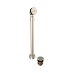 K-51-BN Bath tub drain with sub-floor shoe tube Previously known as Special Captive Drain Brushed Nickel ,