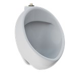 TOTO&#174; Wall-Mount ADA Compliant 0.125 GPF Urinal with Top Spud Inlet, Cotton White - UT105U#01 ,UT105U#01