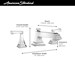 Crawford™ Bathtub Faucet With Lever Handles for Flash&amp;#174; Rough-In Valve - AT612900002